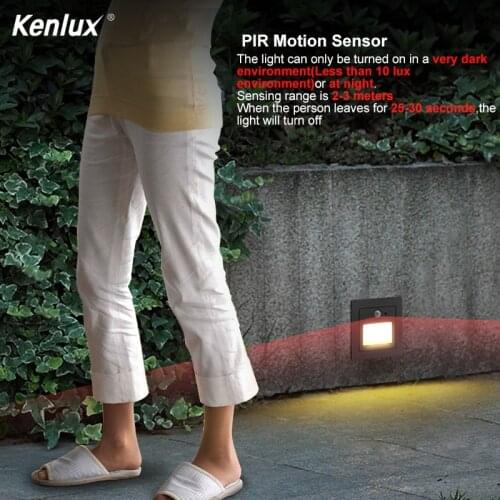 Led Detector Light Sensor Led Step Stair Lights Outdoor Footlight Recessed 86*86 PIR motion Corner wall Lamp exterior garden