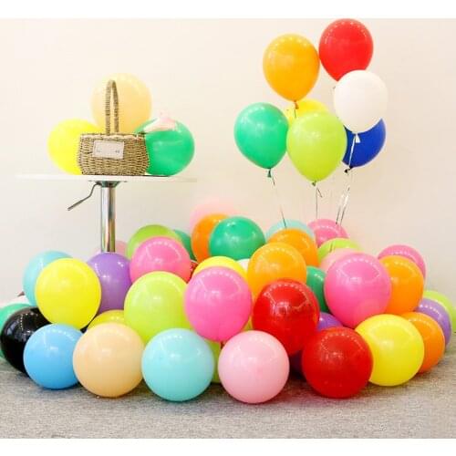 10pcs 12inch 2.2g Mix Thickening Color Latex Balloon birthday wedding party Decoration supplies Macaron Balloon