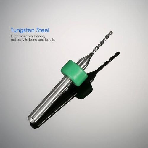 10pcs Tungsten Carbide Micro Drill Bits Set Engraving Tools for PCB Circuit Board