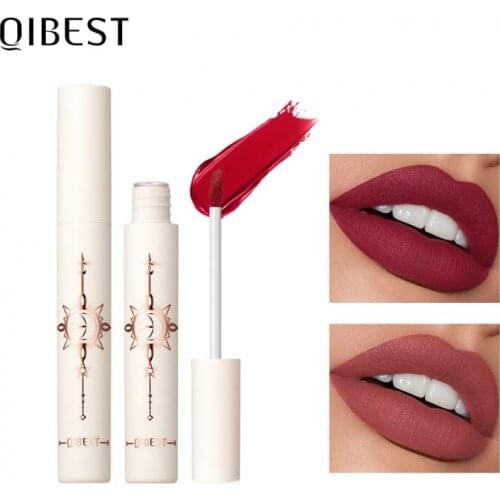 12 Constellation Lip Gloss Matte Velvet Makeup Liquid Lipstick Cream Longlasting Waterproof Nonstick Cup Lip Gloss Gift TSLM1
