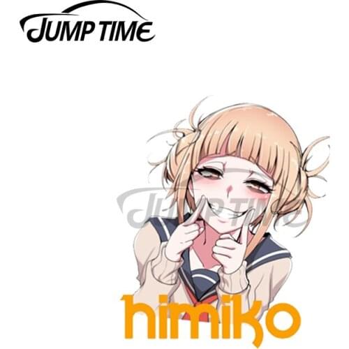 Jump Time 13 x 7cm Boku No Hero Academia- Himiko Toga Car Sticker and Decal Vinyl Occlusion Scratch The Whole Body Waterproof