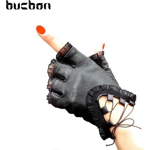 Bucbon Women's Leather Gloves