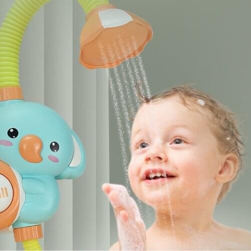 Baby Bath Toys Electric Shower Bathing Time Fun Electric Koala Animal Toy Non-toxic Bath Shower Head for Kids Sucker
