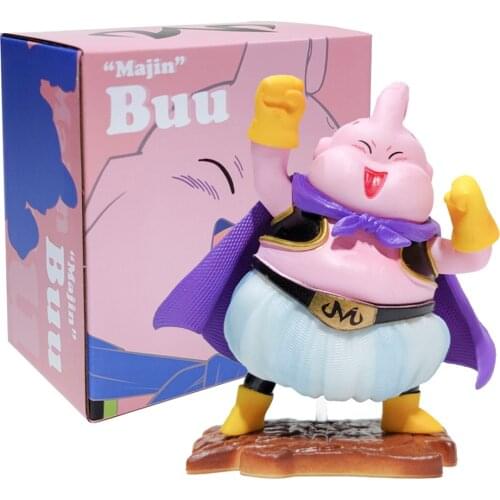 9cm Dragon Ball Cartoon Anime Majin Buu Initial Forming Lovely Fat Biscuit PVC Action Figure Toy