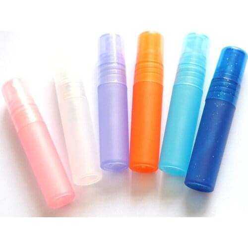 Hot 1000pcs/lot 5ml 10ml Mini Refillable Sample Perfume Plastic Bottle Travel Empty Spray Atomizer Bottles