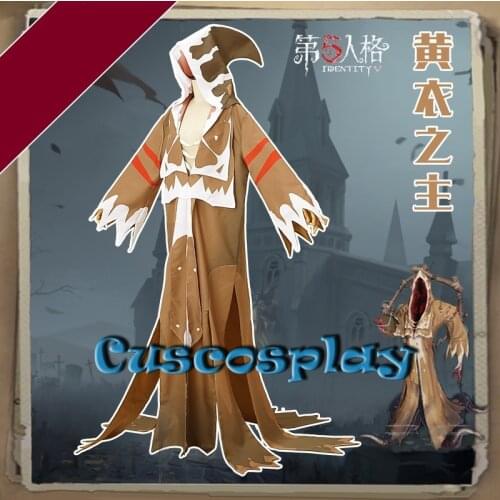 Game Identity V Lord of the Yellow Clothes Cosplay Costume Orginal Skin Halloween Chrismas Costumes