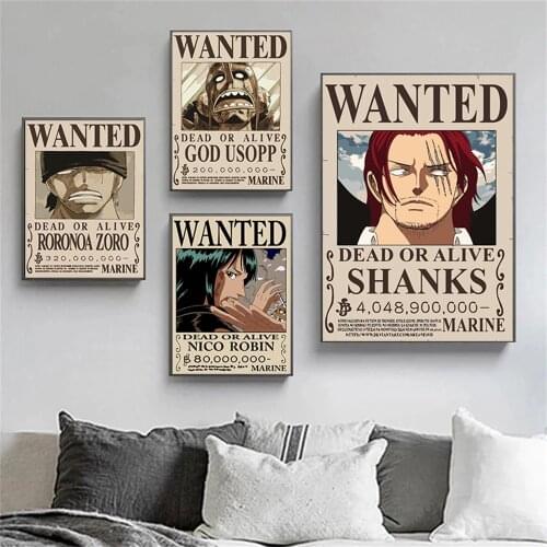 Classic japanese anime Art Posters And Prints Painting Pictures Cartoons Canvas Painting For Living Room Wall Art Decoration