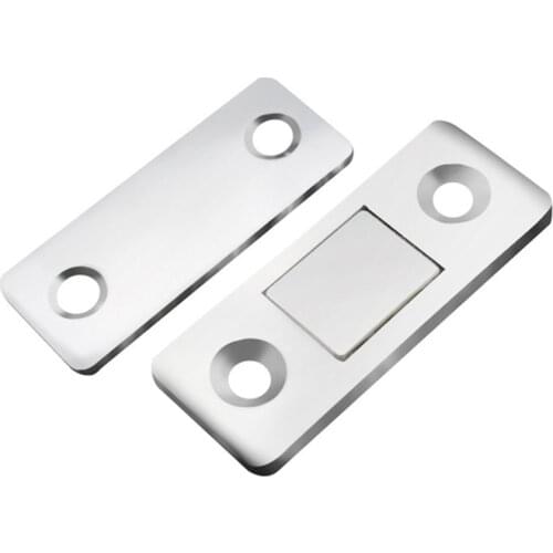 1 Set Magnetic Cabinet Catches Magnet Door Stops Concealed Closet Closer