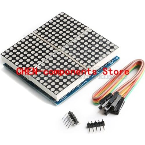 MAX7219 8*8 Dot Matrix LED display module 8/4/2 in one Digital Tube Microcontroller Control Module For Arduino DIY KIT