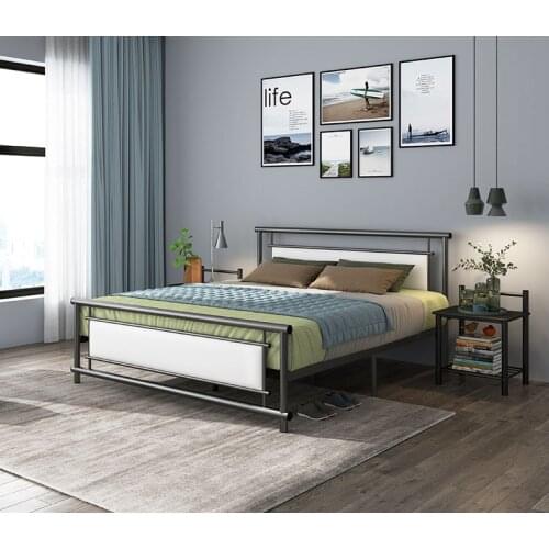 RAMA DYMASTY metal bed iron bed modern design bed/ fashion king/queen/single size bedroom furniture