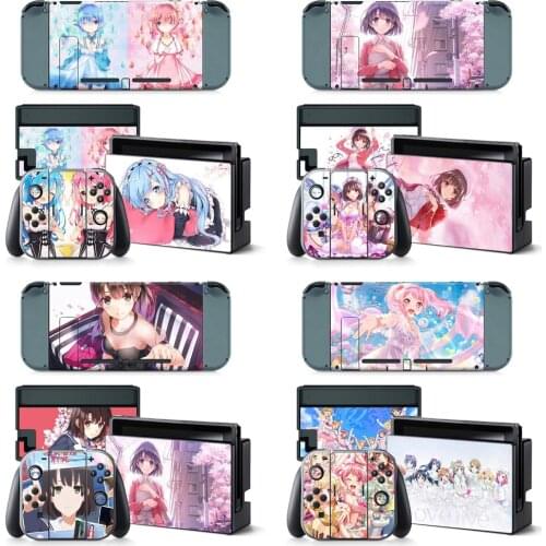 Cute design For Nintend Switch console and controller sticker For Nintend Switch Skin Sticker NS Game Console Vinyl Sticker