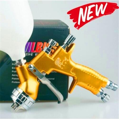 Original HYFIRE GTI pro lite golden1.3mm nozzle spray gun paint gun 600cc GTI made in UK