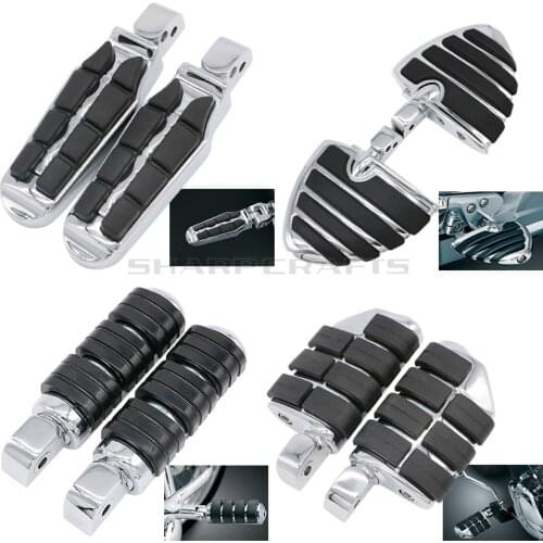 Passenger Foot Pegs Footrests For YAMAHA Dragstar V-Star XVS250 XVS650 XVS950 DS250 DS650 DS950 DS1100 Virago XV 250 750 1100