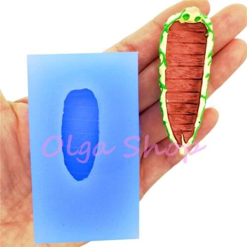 PYL892 57.6mm x 21.4mm x 24.1mm Boat Silicone Mold Fondant Cake Decoration Candy Resin Clay Earrings Necklace Craft Soap Candle