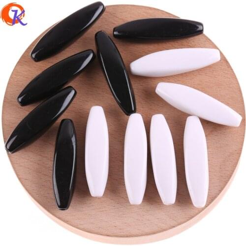 Cordial Design 10*37MM 200Pcs/Lot Acrylic Bead/Solid Beads Making/Hand Made/Oval Shape/DIY/Earring Findings/Jewelry Accessories