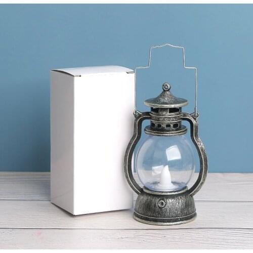Halloween Decoration Retro Small Oil Lamp Christmas Gift Pony Lantern Creative Bar Ghost Festival Atmosphere Layout