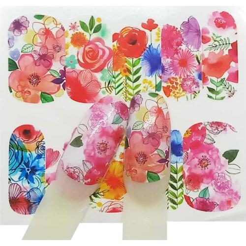 Nail Sticker Set Decal Lips Water Transfer Slider For Nails Art Decor Adhesive for Nail A02