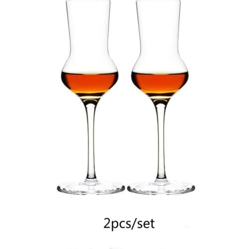 100ml 2pcs/set Carved Lead-free crystal Red Wine glass Whiskey Tasting Wine Cup Goblet Tasting Glass Drinking Set Holiday Gift