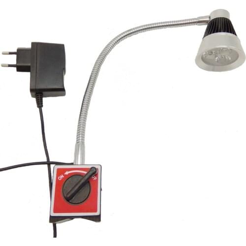 110V 220V 3W LED GOOSENECK WORK LIGHT MAGNETIC
