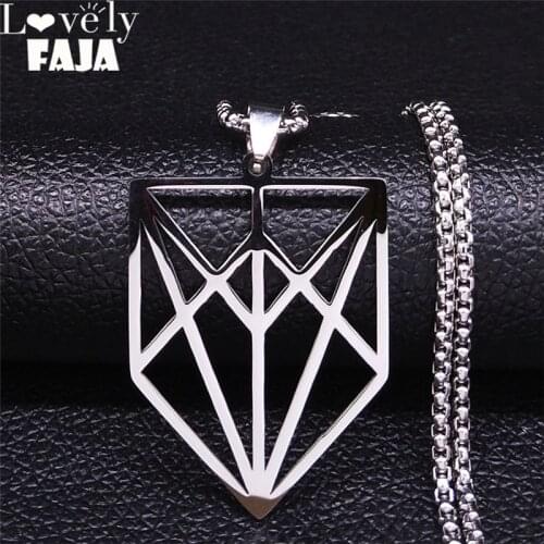 2021 Codex Aristarchus Stainless Steel Necklaces Silver Color Long Chain Necklace Jewelry cadenas de acero inoxidab N1265S03