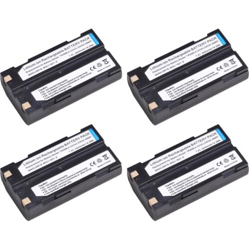 4PCS 2600mAh 7.4V 54344 Battery for Trimble 54344 29518 46607 52030 38403 R8 5700 5800 R6 R7 R8 R8 GNSS MT1000 GPS Receiver