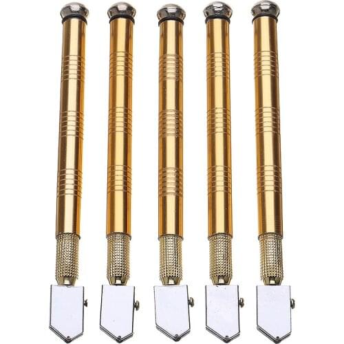 5pcs Glass Cutter Diamond Cutter Floor Ceramic Tile Mirror Cutter Knife Carbide Precision Cutting Tool Construction Tools
