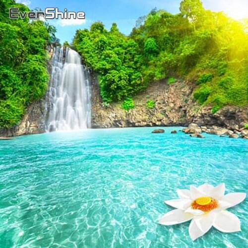 Evershine 5D DIY Diamond Painting Landscape Sea Diamond Embroidery Scenery Full Square Cross Stitch Diamond Mosaic Wall Sticker
