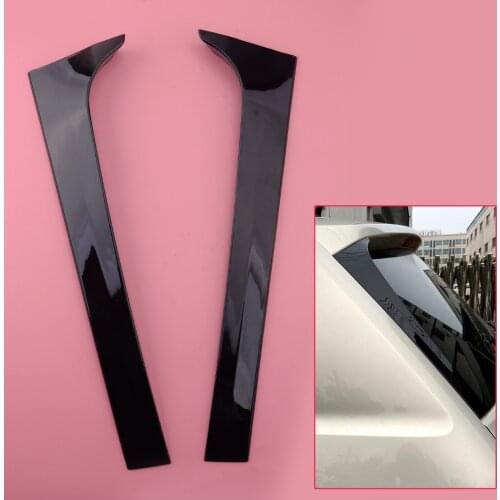 Car Styling Glossy Black Rear Window Spoiler Side Wing Trim Cover Bezel fit for VW Teramont Atlas 2020 2019 2018 2017