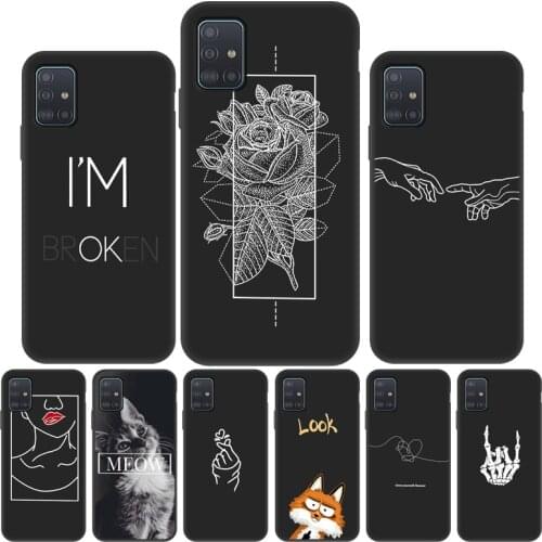 Russia Words Painted Case For Samsung Galaxy A71 Cases Silicon Funda Samsung A51 A12 M51 A41 A31 A21s M31s A52 A72 A32 A42 Cover