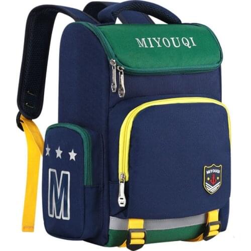 Kids School Bags for Boys Girls Primary School Backpack Nylon Large Bookbags Grades 3-6