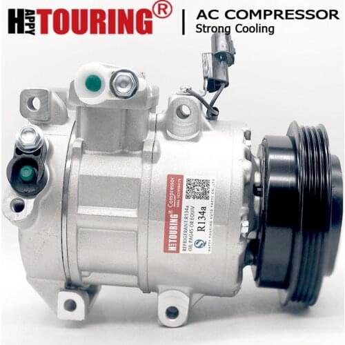 For air conditioning Compressor Kia Rio Rio5 2006 2007 2008 2009 2010 2011 97701-1G000 977011G010 11270-24600 97701-2F030 6SBU16