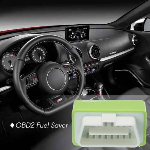 Eco Economy Fuel Saver OBD OBDII Tuning Box Chip For Petrol Car Gasoline Saving Green Blue OBDII Petrol Car Gasoline Saver New
