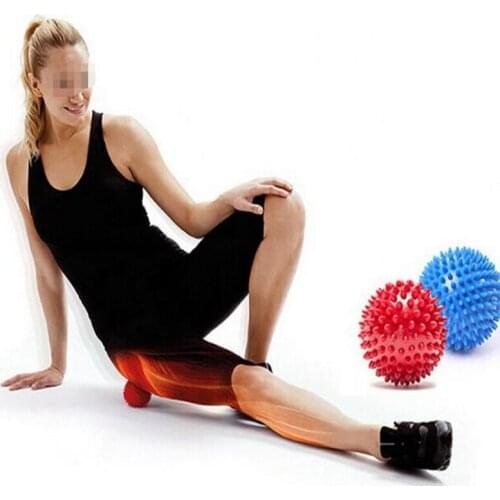 7.5CM Fascia Fitness Massage Deep Muscle Tissue Acid Hemp Relief Thorn PVC High Hard Hedgehog Ball