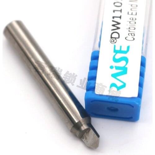 DW1105-J4.5 for Raise tungsten steel single slot small head flat drill D6x105x40x1T angle milling cutter TH8105 tracer probe