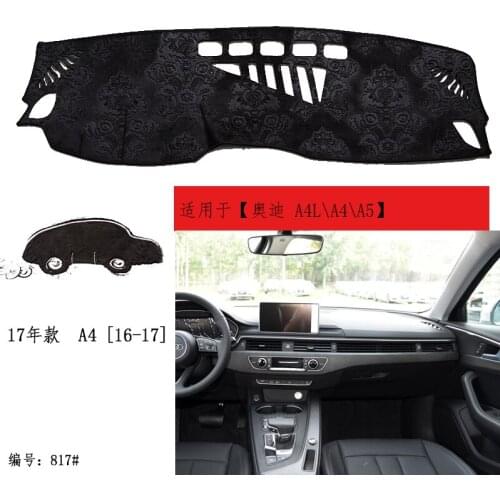TOMMIA For Audi A4 A4L A5 16-17 Dashboard Pad Cover Dash Mat Anti-Sun Velvet Instrument