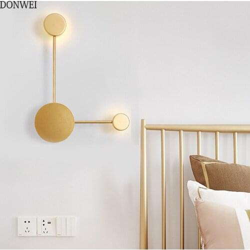 Creative personality Nordic LED Wall light living room bedroom bedside light Stair Aisle Corridor Decoration lighting fixture