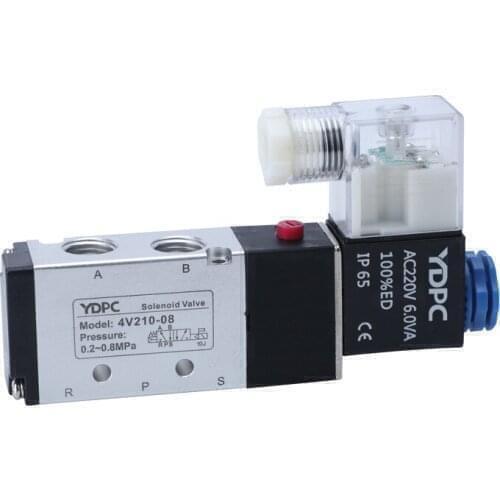 Pneumatic Solenoid Valve ESV610 AC220V cylinder control valve 2 Position 5 Way Air Valve