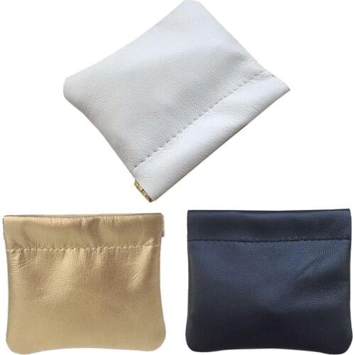 Shockproof Genuine Leather Headset Storage Bag Portable Earphone Pouch Carrying Case for Airpods Headphone Accessories