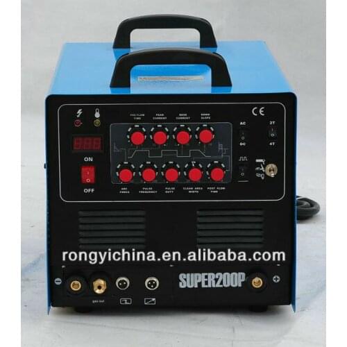 SUPER200P AC/DC PULSE TIG/MMA/CUT 3 in 1 welding machine