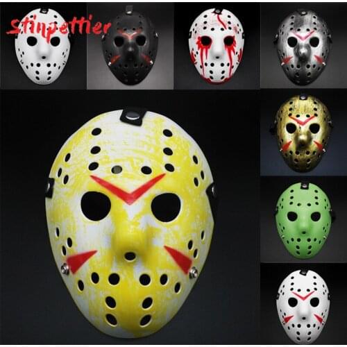 1Pcs Halloween Scary Mask Plastic Cosplay Scary Jason Halloween Mask For Halloween Theme Masquerade Decoration Mask ASD160