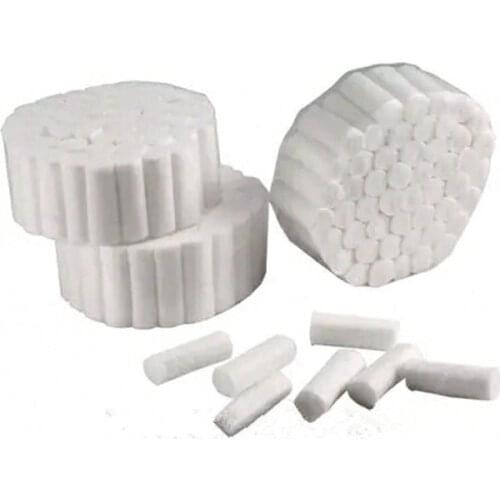1000 PCS/Pack Disposable Dental Medical Surgical Cotton Rolls Tooth Gem High-purity Cotton Roll Dentist Supplies Free Shipping
