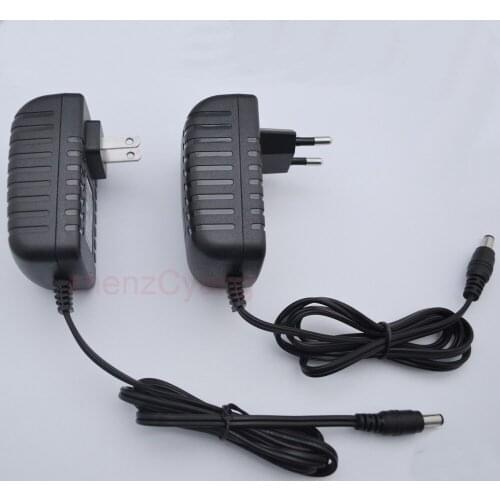 200PCS 12V2A AC 100V-240V Converter Adapter DC 12V 2A 2000mA Power Supply EU or US Or UK Plug 5.5mm x 2.1-2.5mm for LED CCTV