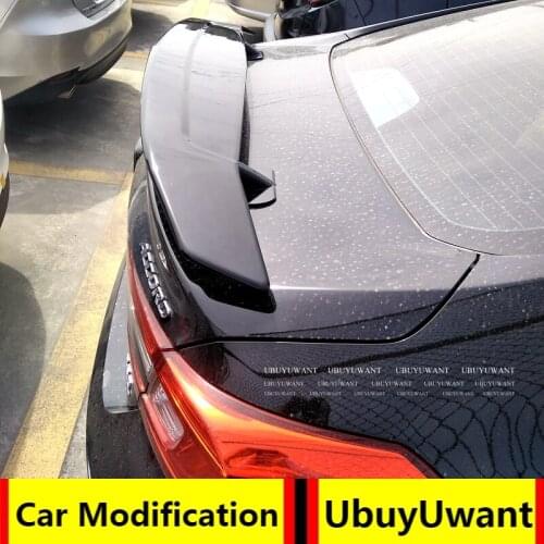 Car Lip Spoiler Universal For All Sedan Car ABS Plasitc Primer Color Rear Trunk Tail Wing For HONDA ACCORD 2017 2018 2019 2020