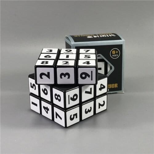 Fast Delivery Products Plastic Cube Digital Number Magic Cube Speed Cube Puzzle Cube Stress Reliever Toys for Kids