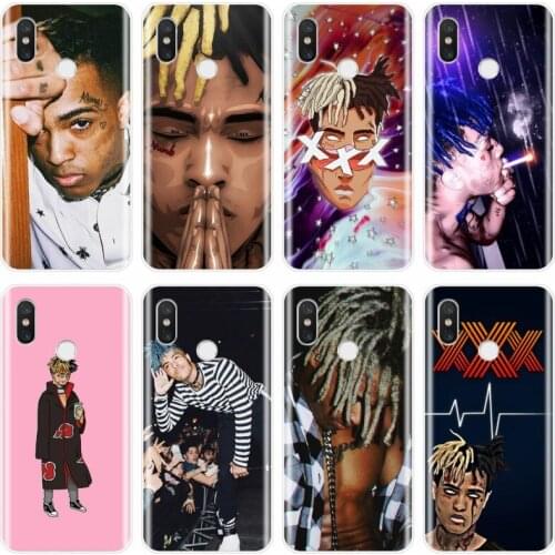 Rap Singer XXXTentacion MC Cover Soft Silicone TPU Phone Case For xiaomi 4 4S 5 5C 5S 5S PLUS 6 6X 8 Pro 8lite 8 9 SE MAX 2 3Pro