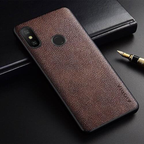Luxury Phone Case for Xiaomi Mi A2 Lite slim premium PU leather Funda Coque Capa Business Style Case Cover for Xiaomi Mi A2 Lite