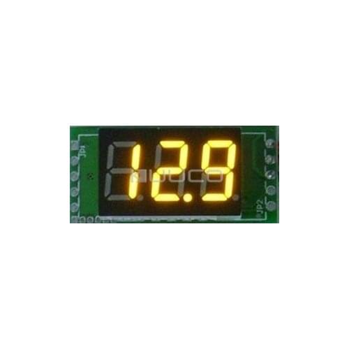 Digital Voltmeter/Tester DC 0~100V Voltage Meter Yellow Led display Volt Meter/Digital Meter DC 12V 24V Panel Meter/Monitor