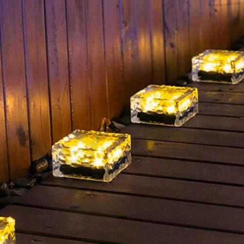 Solar Light Decorative Lights Simulation Ice Courtyard For Outdoor Garden Pathway Christmas Holiday Decoration IP 44 IP44 Lamp