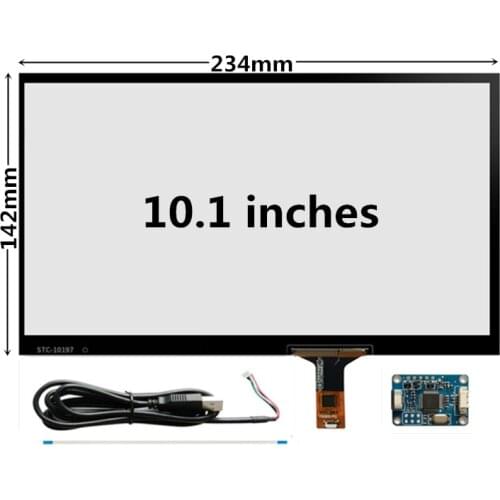 10.1 inch 234mm*142mm Raspberry Pi navigation High compatibility Capacitive Touch Digitizer Touch screen panel Glass