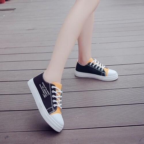 Womens Fashion Casual Flats Canvas Shoes Woman Breathable Flat Women Vulcanized Sneakers Designer Chaussures Femme Sapato